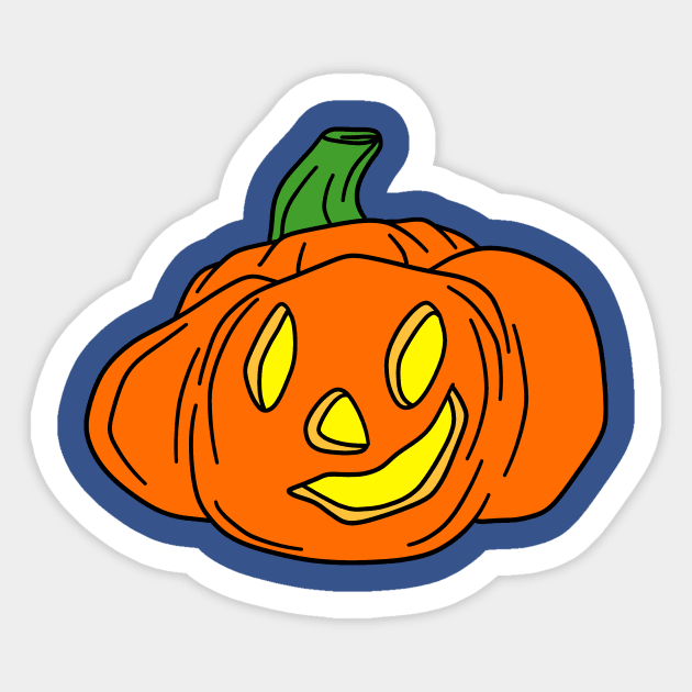 Happy Pumpkin Sticker by saradaboru